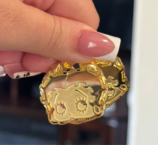 Betty Boop Hoop Earrings