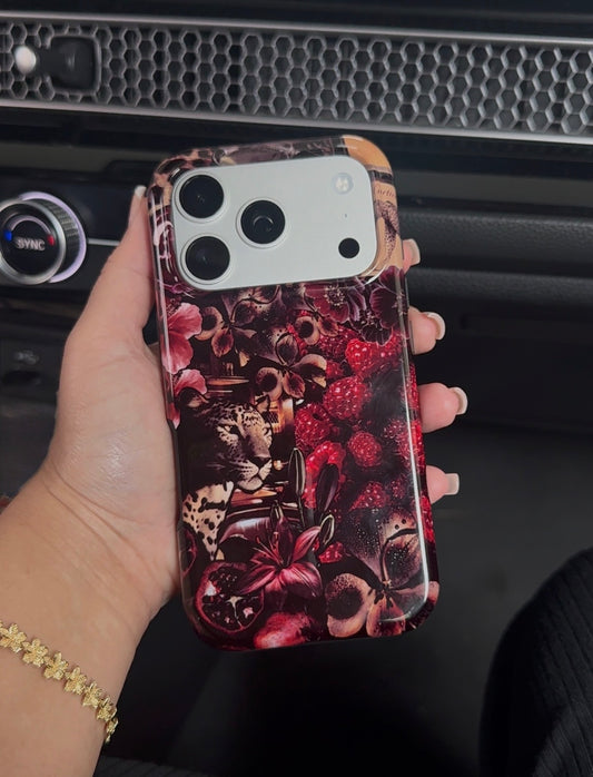 Scarlet Leopard Phone Case