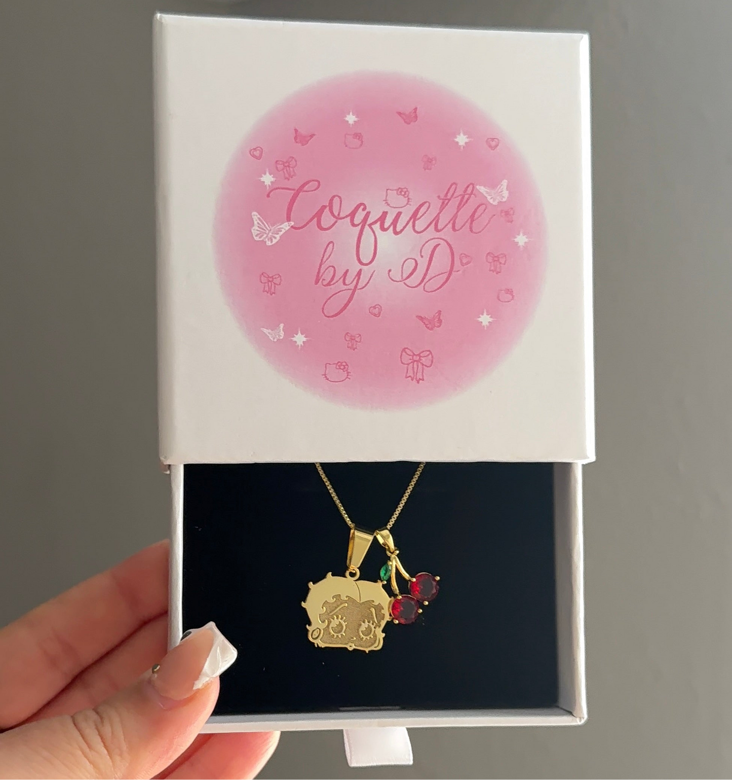 Betty Boop X Cherry Necklace