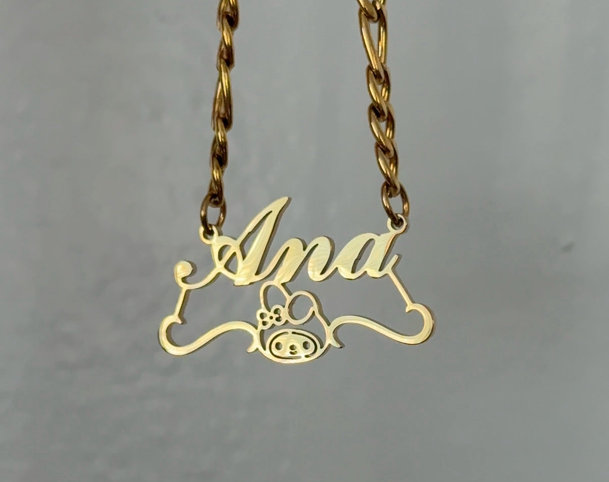 My Melody Name Necklace Style No.2