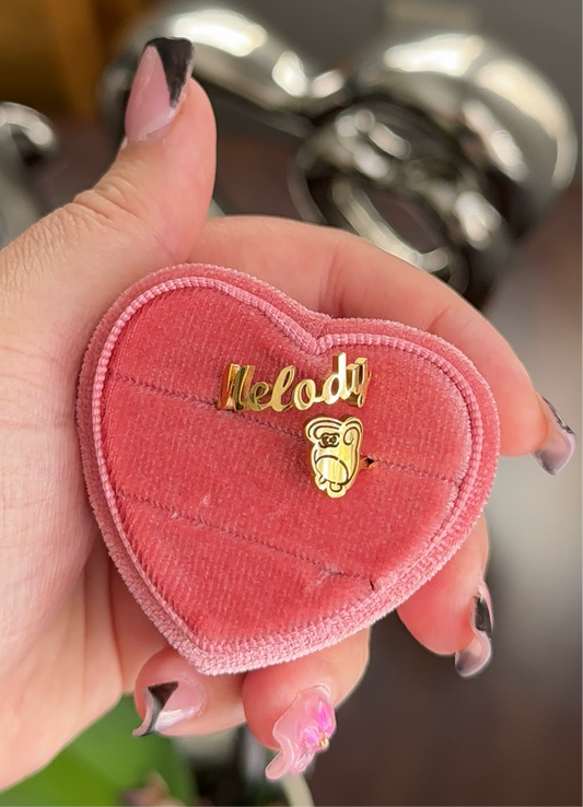 Custom My Melody Name Ring