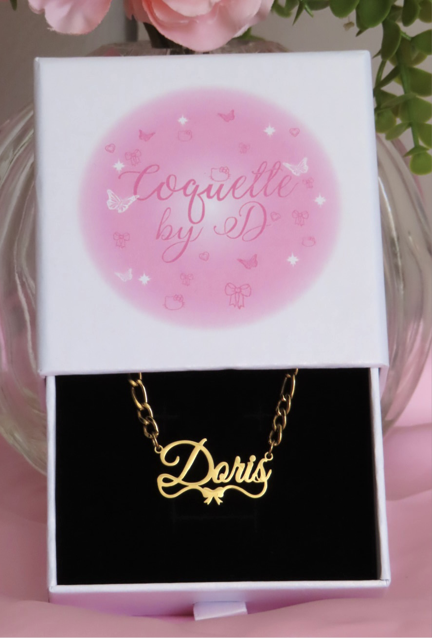Coquette Name Necklace