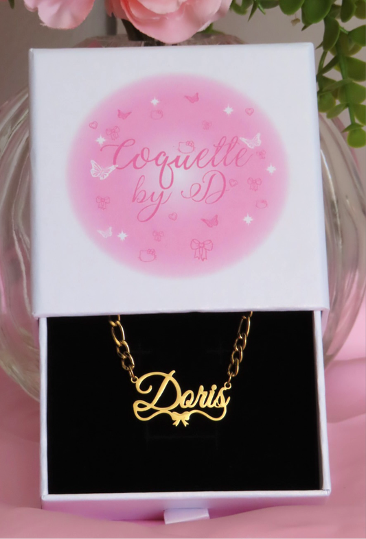 Coquette Name Necklace