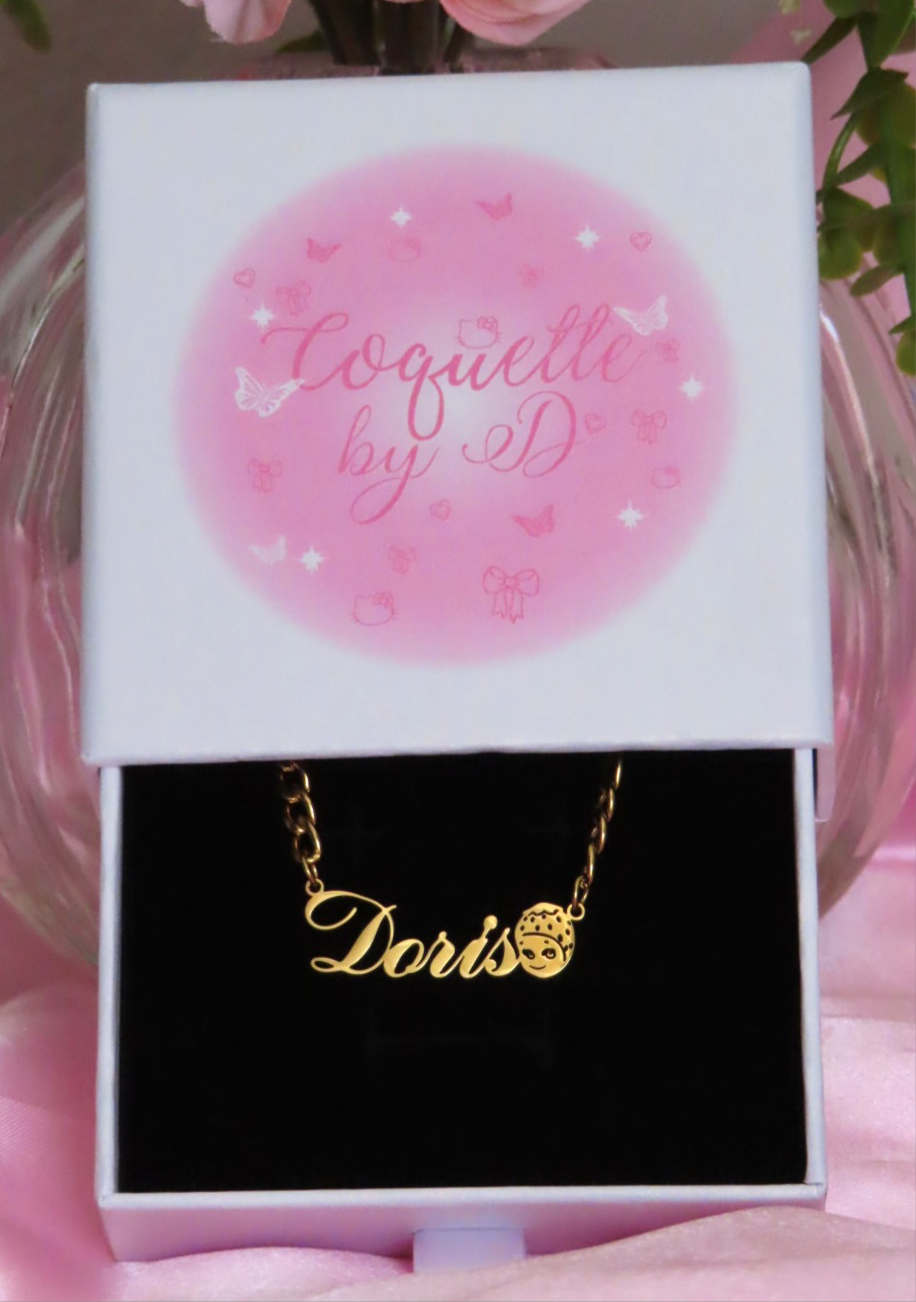 Strawberry Sonny Angel Name Necklace